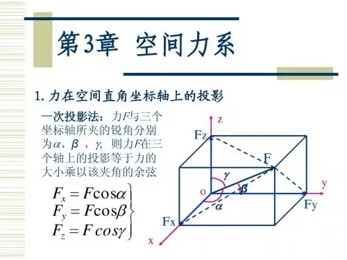 第06讲-空间力系