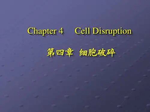 chapter4细胞破碎