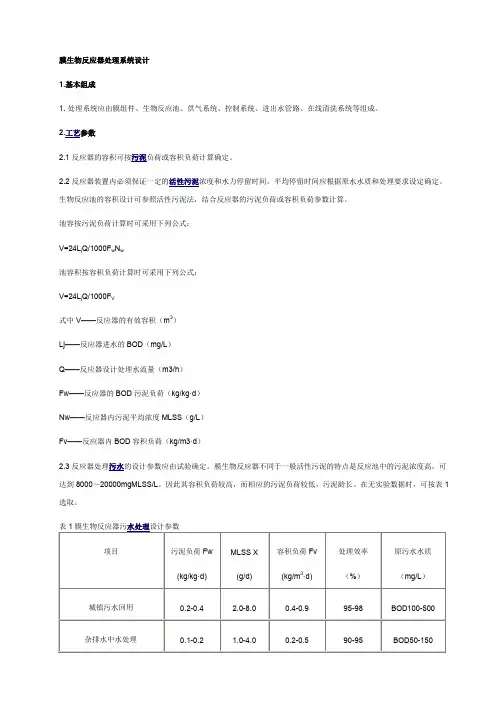 (完整word版)MBR设计