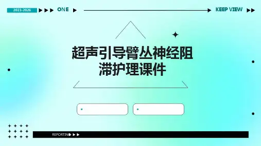 超声引导臂丛神经阻滞护理课件