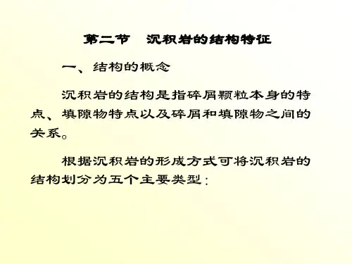 沉积岩的结构-1