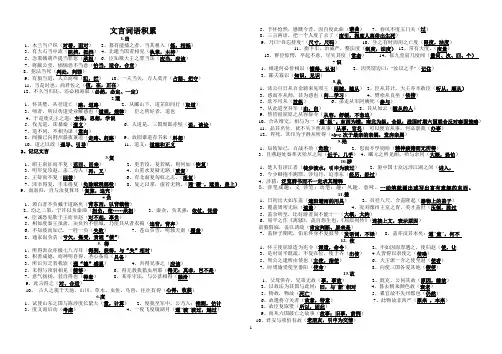 重要文言字词归纳.docx