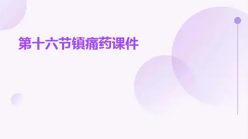第十六节镇痛药课件