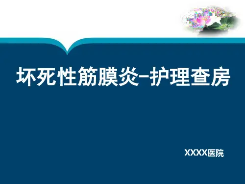 坏死性筋膜炎护理查房【32页】