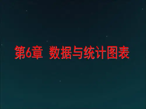 新版浙教版七年级数学下册第六章数据与统计图表课件