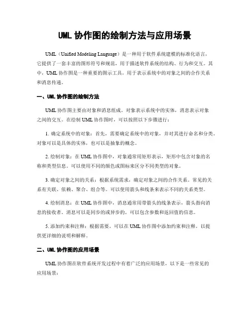 UML协作图的绘制方法与应用场景