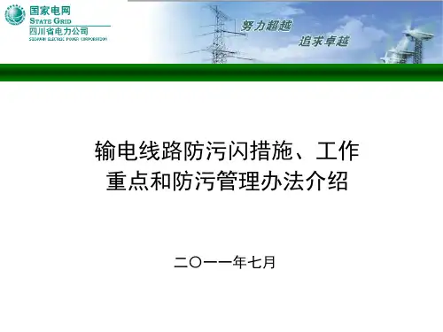 输电线路防污闪措施 工作重点和防污管理办法介绍