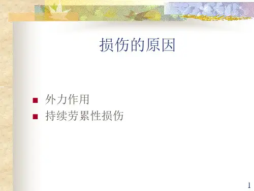 软组织损伤的康复-课件