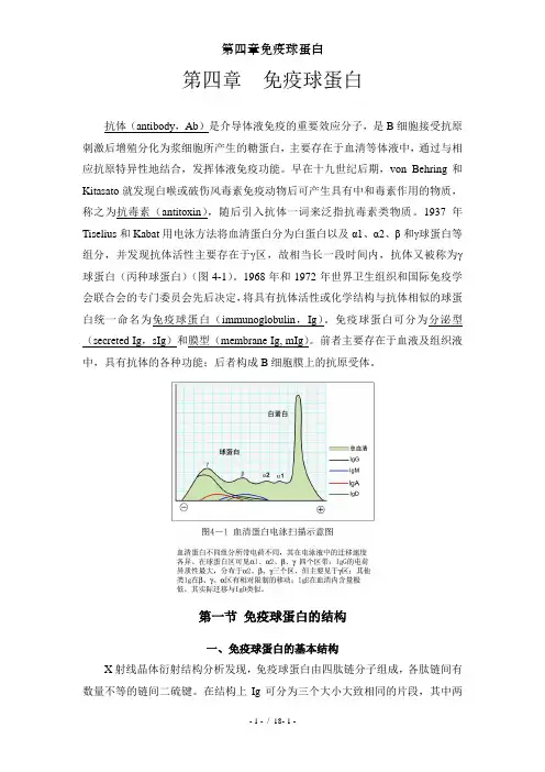第四章免疫球蛋白