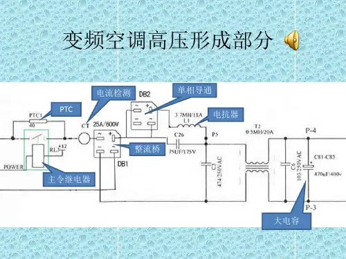 变频空调主机电路原理与结构资料