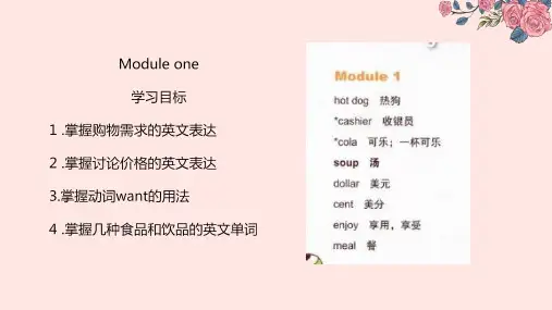 【外研版(一年级起点)】六年级下册Module1-Module2同步知识梳理课件