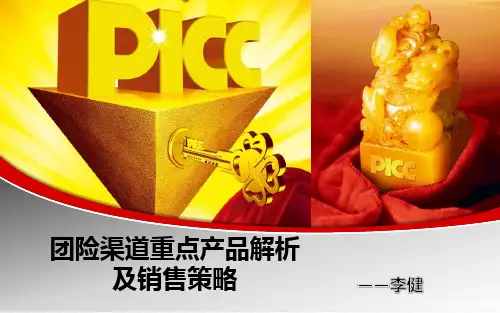 团险渠道重点产品解析