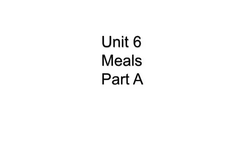 闽教版(MJ)四年级英语上册Unit 6 Part A 课件