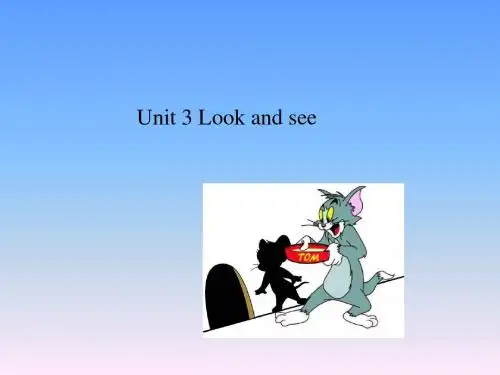 牛津上海版(深圳)2018-2019学年四年级英语下册Unit 3《Look and see》ppt课件