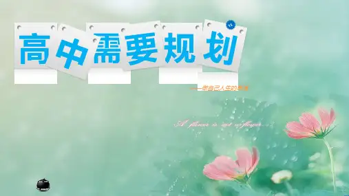 高中生职业生涯规划(心理教育课).ppt
