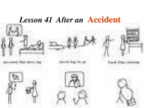 冀教版英语九上《Unit 6 Accidents》(lesson41-44)ppt课件