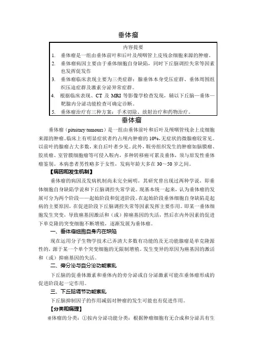 垂体瘤