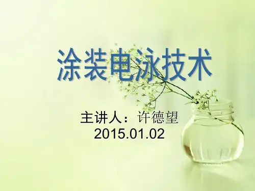 涂装电泳技术讲解