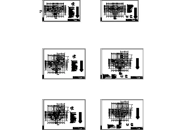 商业建筑地下车库人防结构图