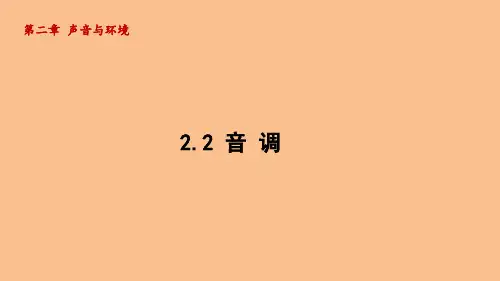 2.2 音 调(课件)2024-2025-沪粤版(2024)物理八年级上册