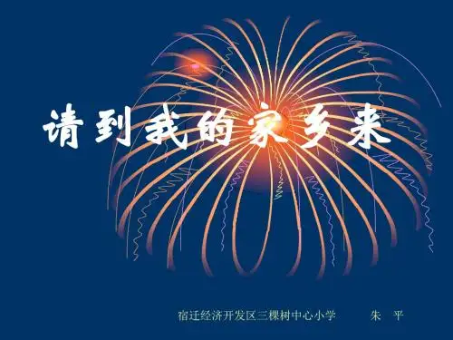 北师大版版思想与社会四上《请到我的家乡来》ppt课件5