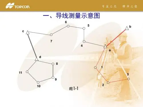 拓普康全站仪导线测量与平差示例