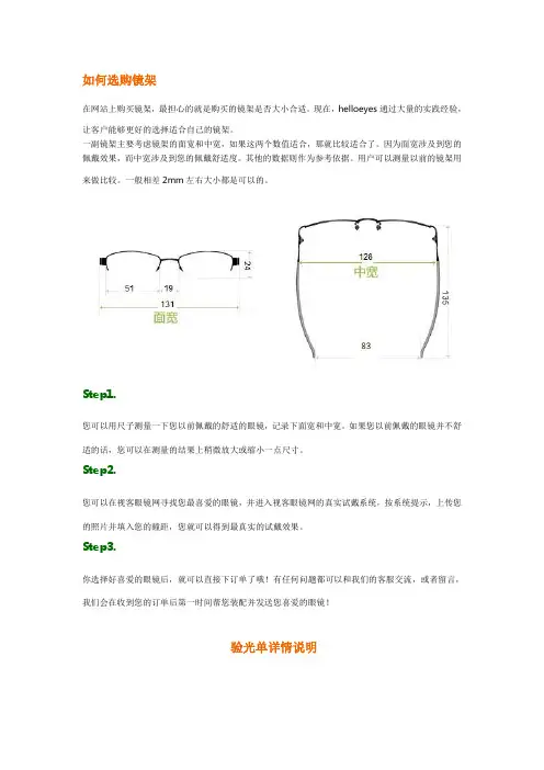 框架眼镜知识