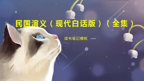 民国演义(现代白话版)(全集)