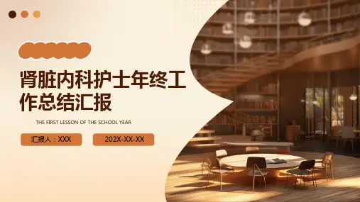 肾脏内科护士年终工作总结汇报PPT