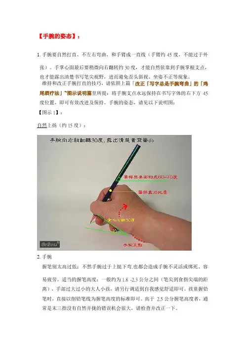 执笔姿势