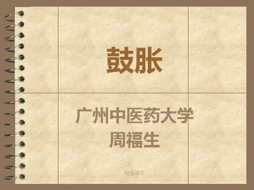 中医内科学——鼓胀(精)-医学精品课件