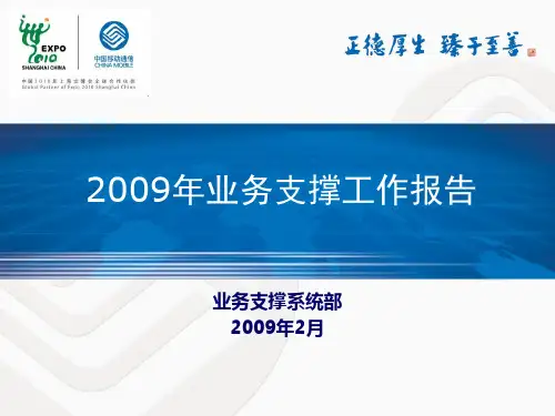 某公司业务支撑工作报告PPT(108张)