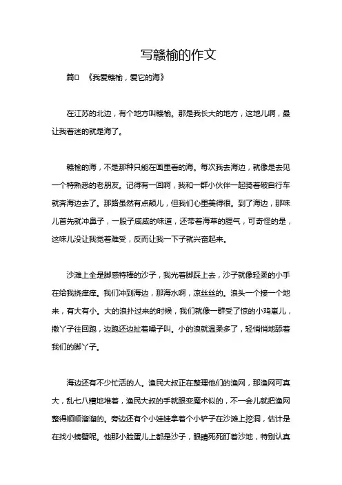 写赣榆的作文