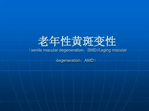 老年性黄斑变性课件