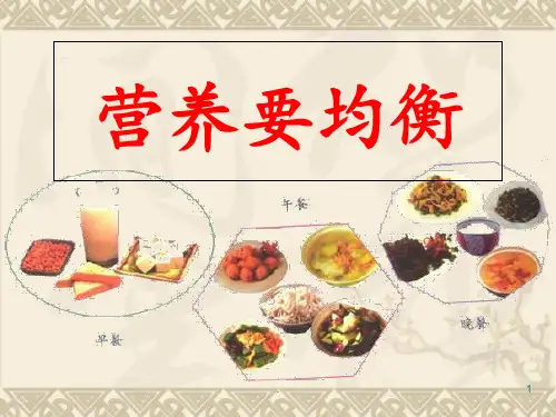 营养要均衡PPT课件