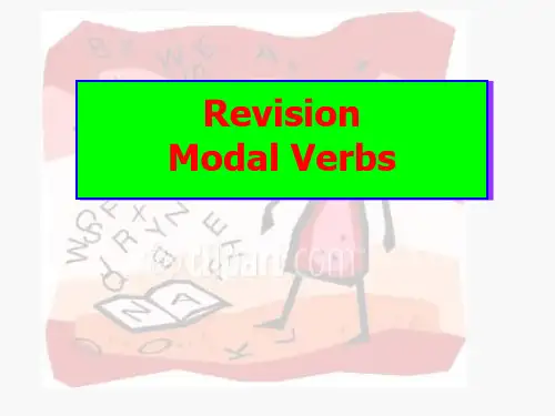 专题九情态动词(new)Model Verbs