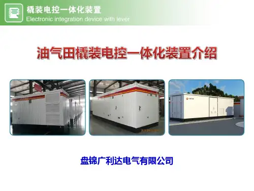 撬装电控一体装置介绍