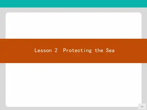 北师大版高中英语必修3课件Unit 7 The Sea 7.2(1)