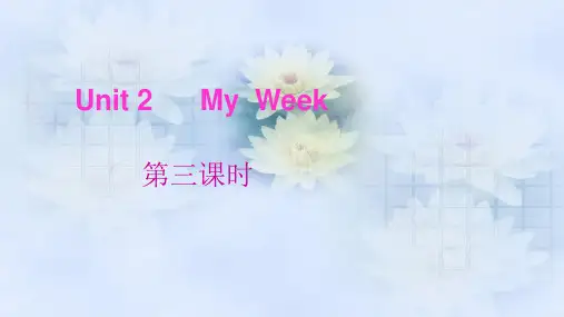 人教版PEP英语五年级上册Unit2第三课时课件-课件