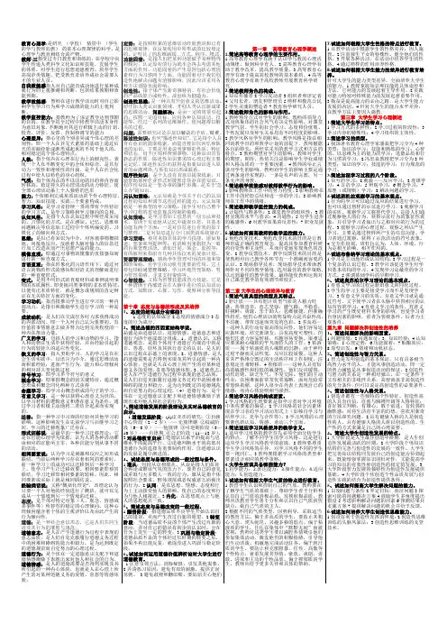 高等教育心理学