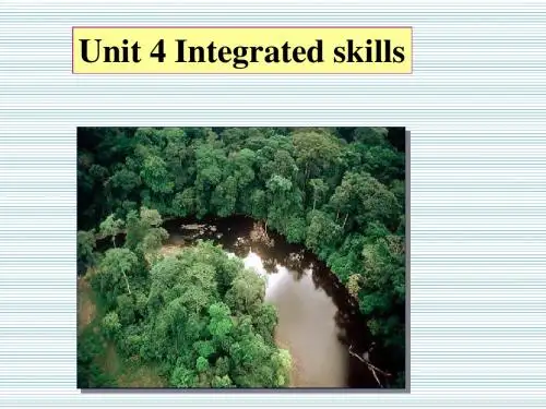 江苏地区牛津译林版八年级上册英语课件8AU48AUnit4Integratedskills