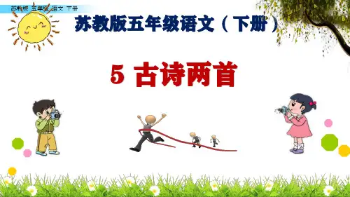 苏教版五年级语文下册5-古诗两首