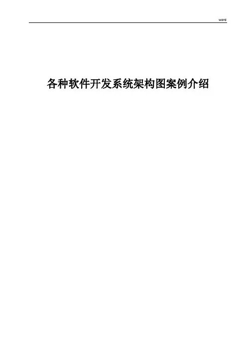 软件系统架构图-参考案例