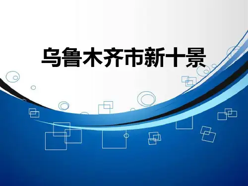 美丽的乌鲁木齐新十景