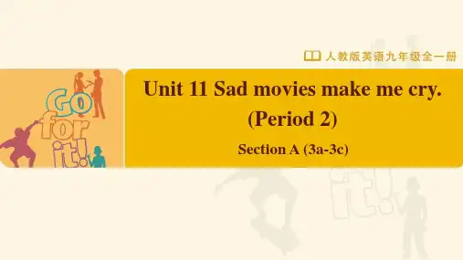人教版九年级英语全册Unit11 Section A3a-3c 课件