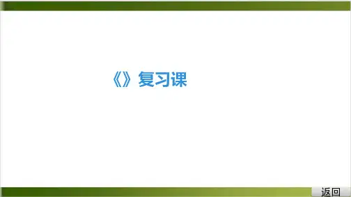4.《》复习课 课件人教版九年级上册化学精品PPT(共22张PPT)