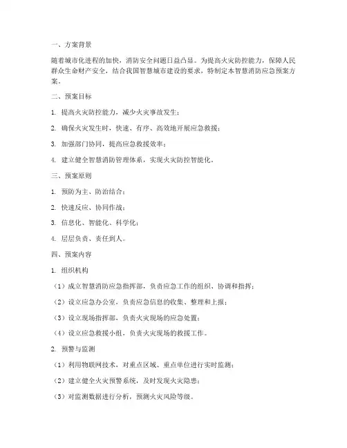 智慧消防应急预案方案