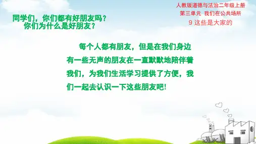 《这些是大家的》PPT(完整版)1