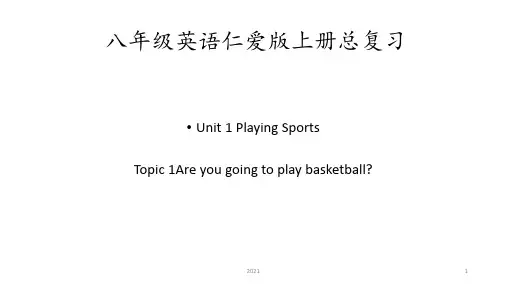八年级英语仁爱版上册总复习资料PPT课件