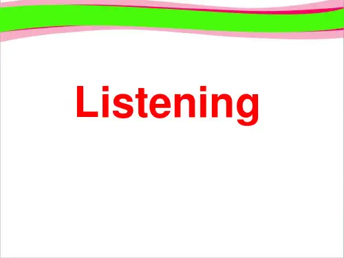高中英语 Unit2Sailing the oceans-Listening课件 新人教选修9  公开课精品课件